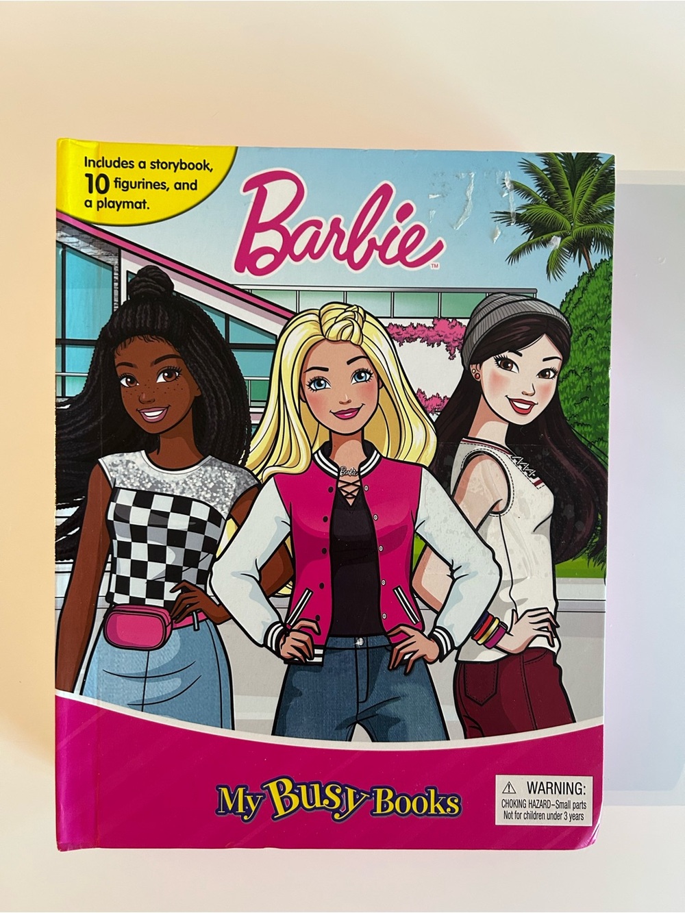 Barbie My Busy Book - Pink, White, Blue Artwork